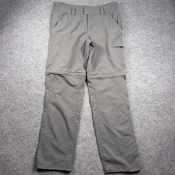 Columbia Pants - Columbia Silver Ridge Convertible Pants Womens 8 Gray Omni Shade Hiking Zip Off